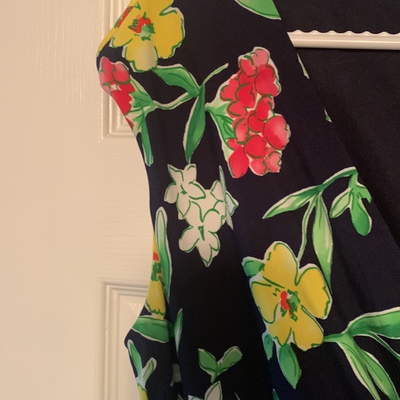 Summer dress multi colours excellent condition size 14 - Picture 5 of 6